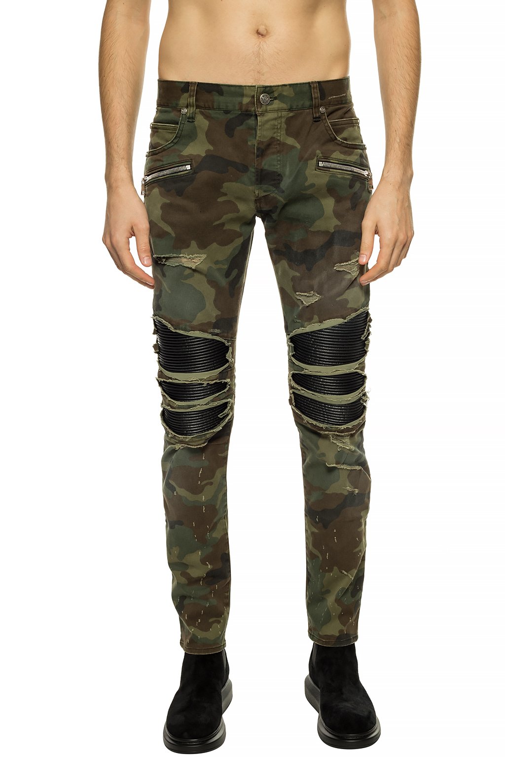 Camo balmain hot sale jeans